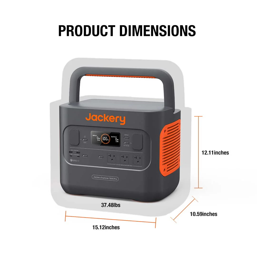 Jackery Explorer 1500 Pro Portable Power Station 7 Jackery Explorer 1500 Pro Portable Power Station