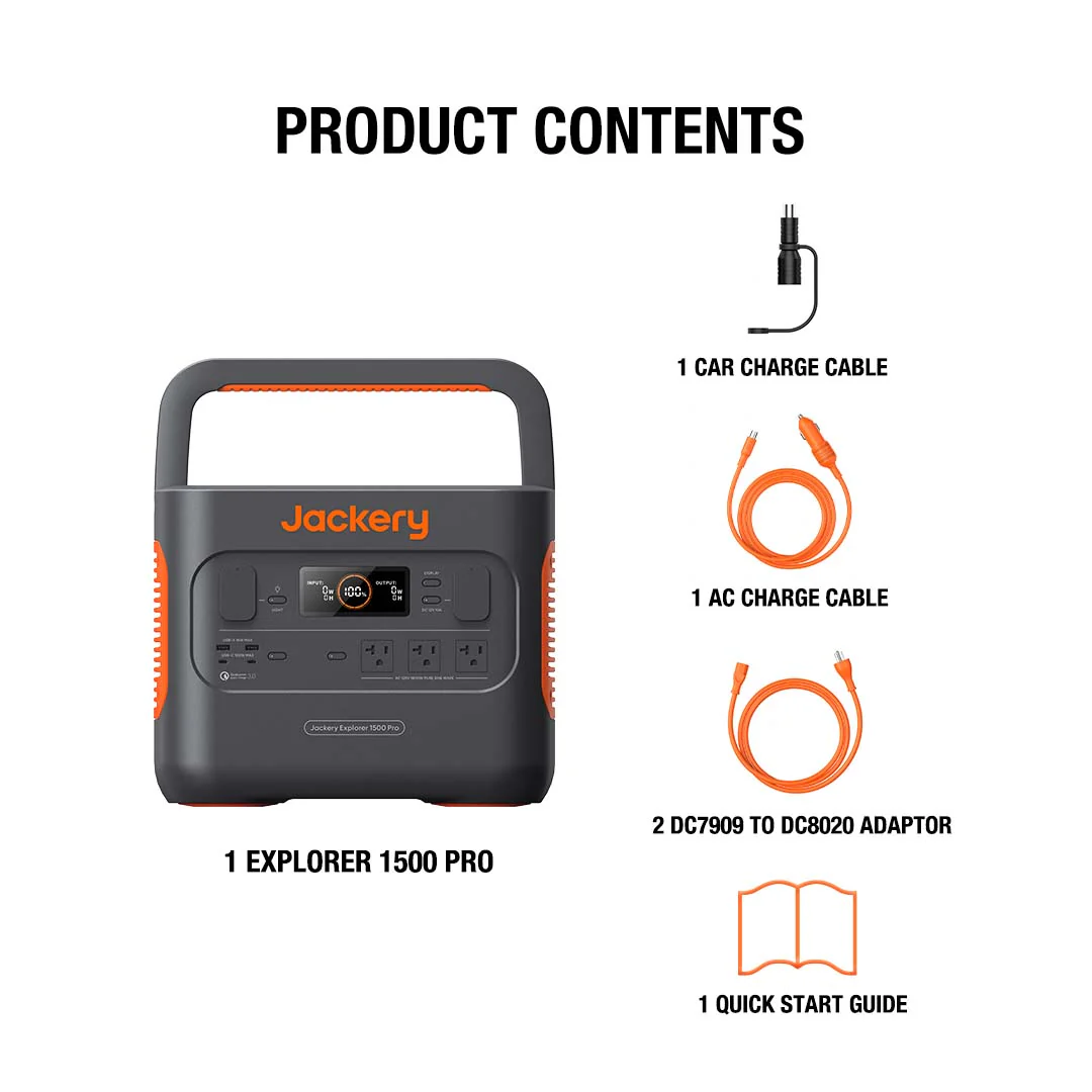 Jackery Explorer 1500 Pro Portable Power Station 8 Jackery Explorer 1500 Pro Portable Power Station