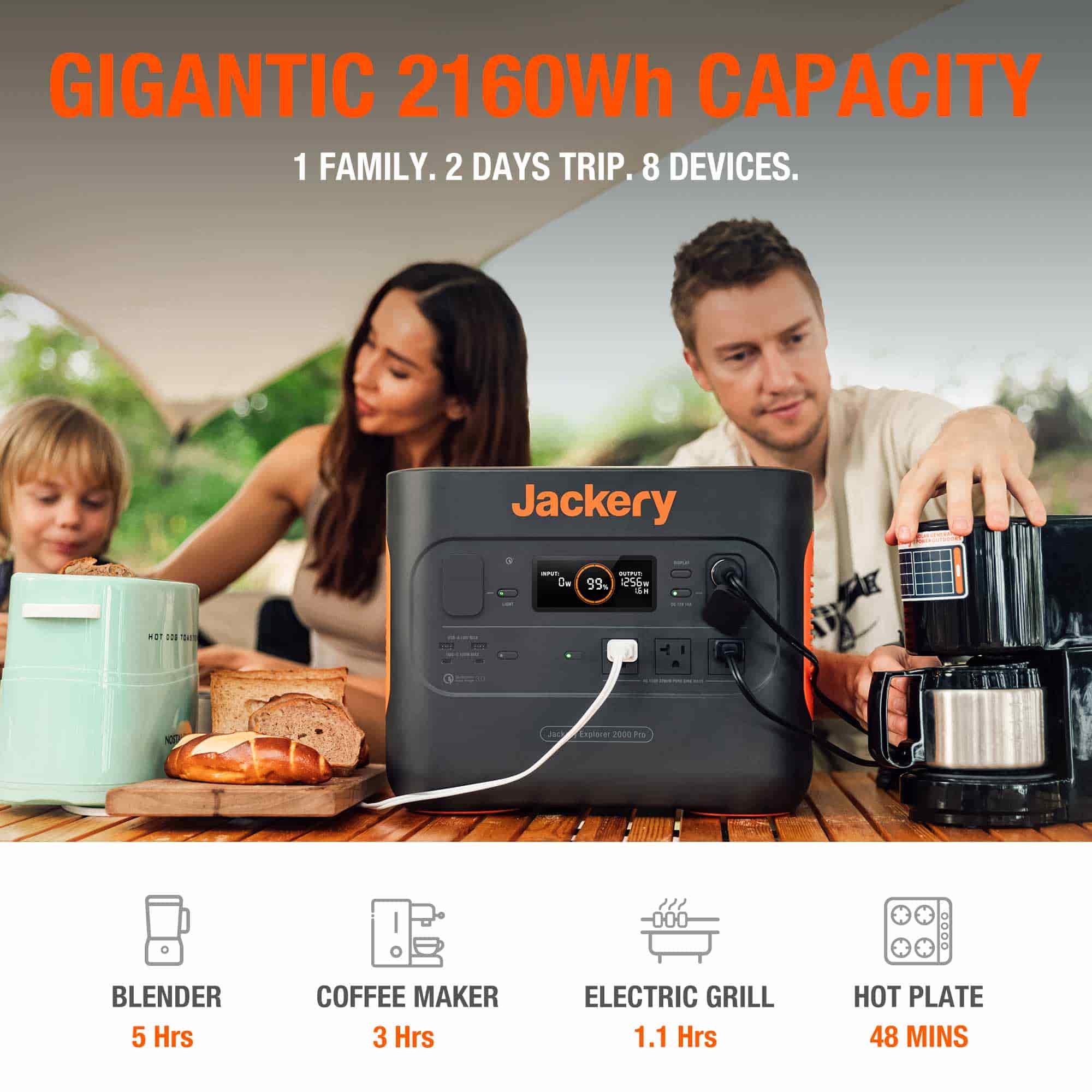 Jackery Explorer 2000 Pro Portable Power Station (Refurbished) 2 Jackery Explorer 2000 Pro Portable Power Station (Refurbished)