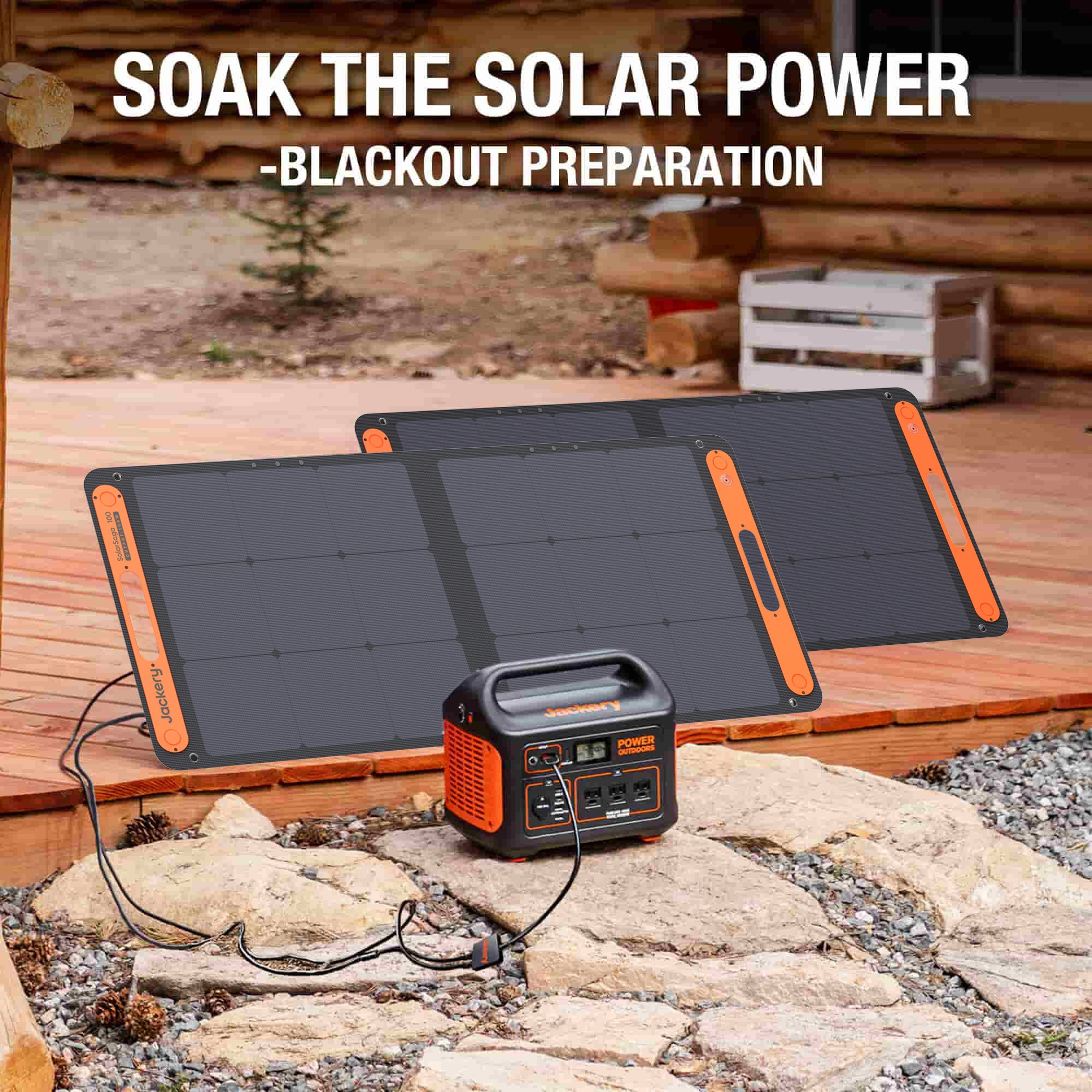Jackery SolarSaga 100W Solar Panel (Refurbished) 6 Jackery SolarSaga 100W Solar Panel (Refurbished)