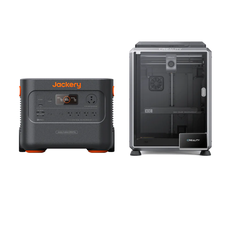 Jackery Explorer 2000 Plus + Creality K1C 3D Printer