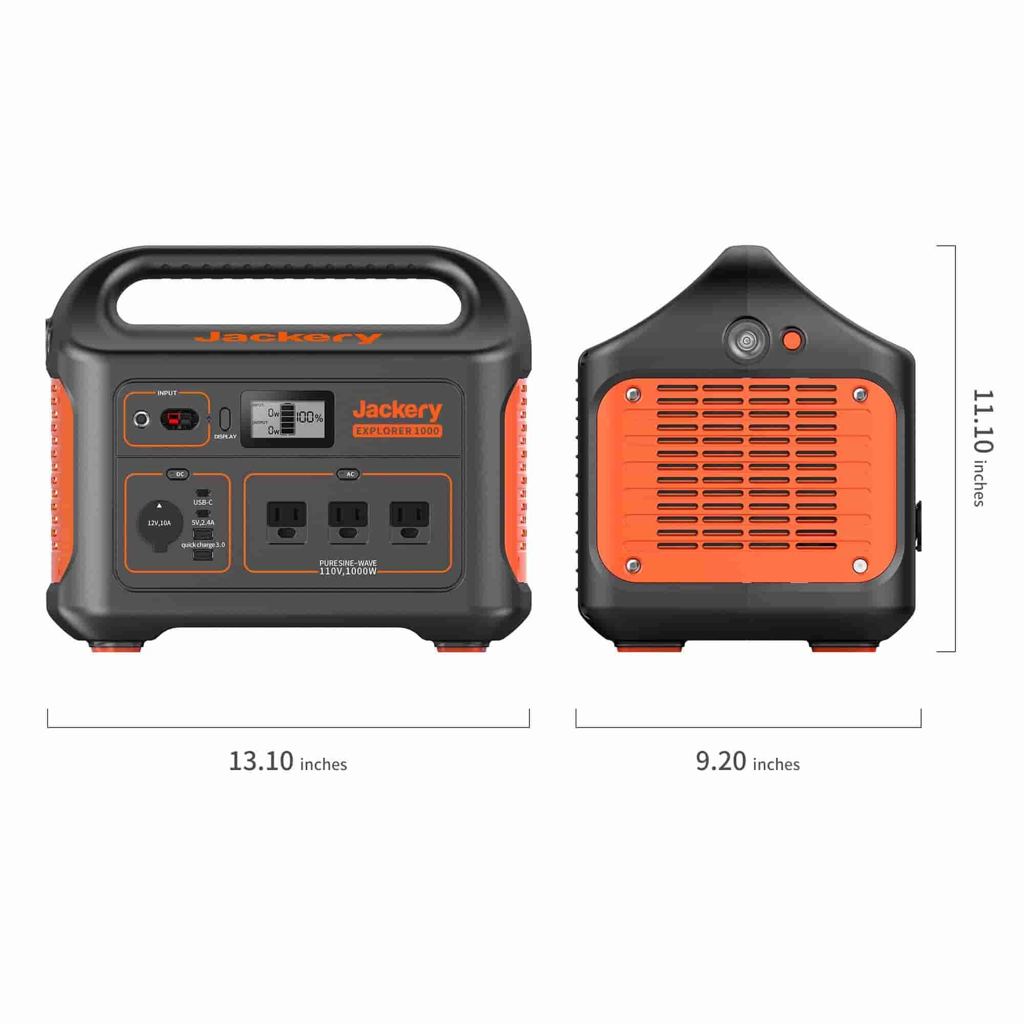 Jackery Explorer 1000 Portable Power Station (Refurbished) 10 Jackery Explorer 1000 Portable Power Station (Refurbished)
