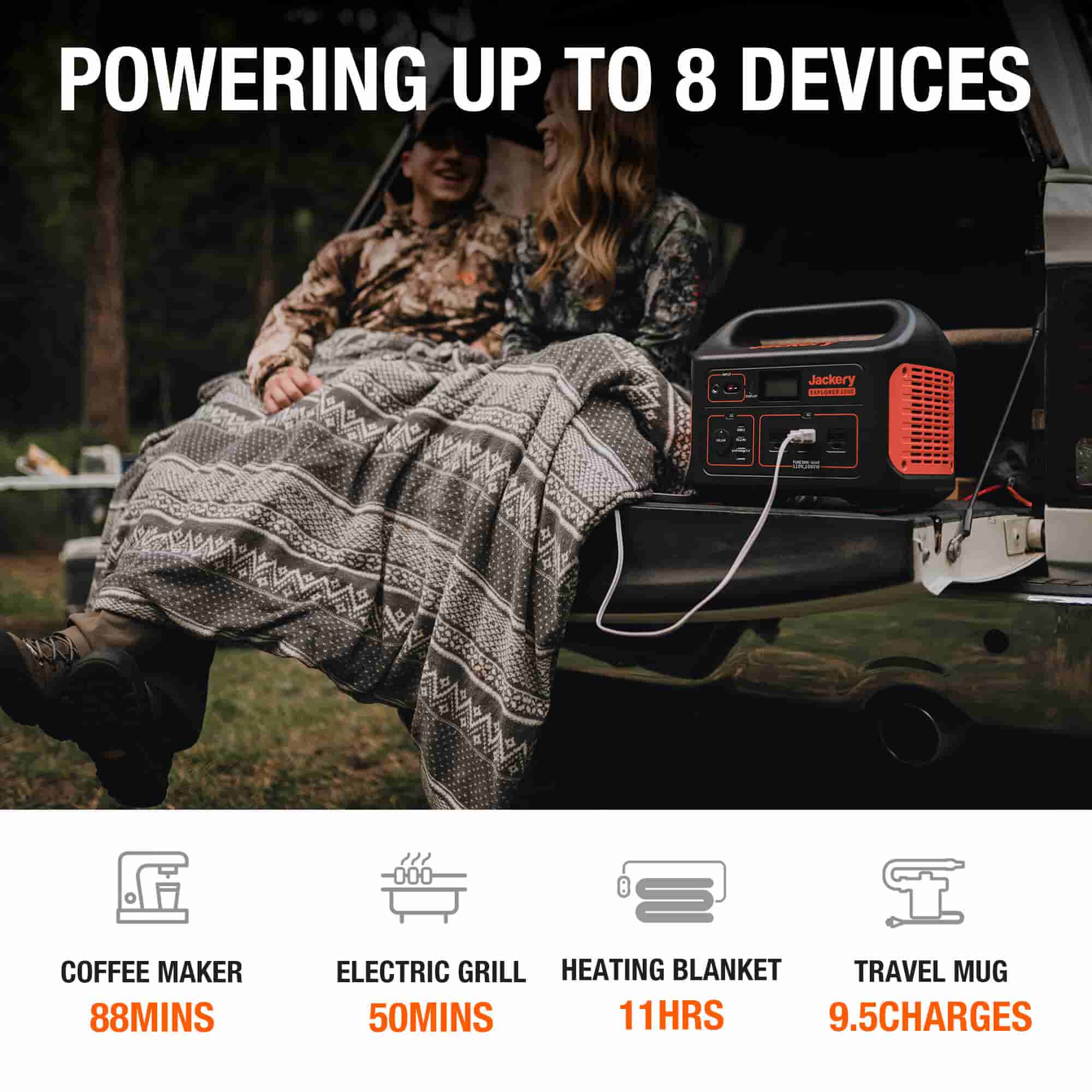 Jackery Explorer 1000 Portable Power Station (Refurbished) 2 Jackery Explorer 1000 Portable Power Station (Refurbished)