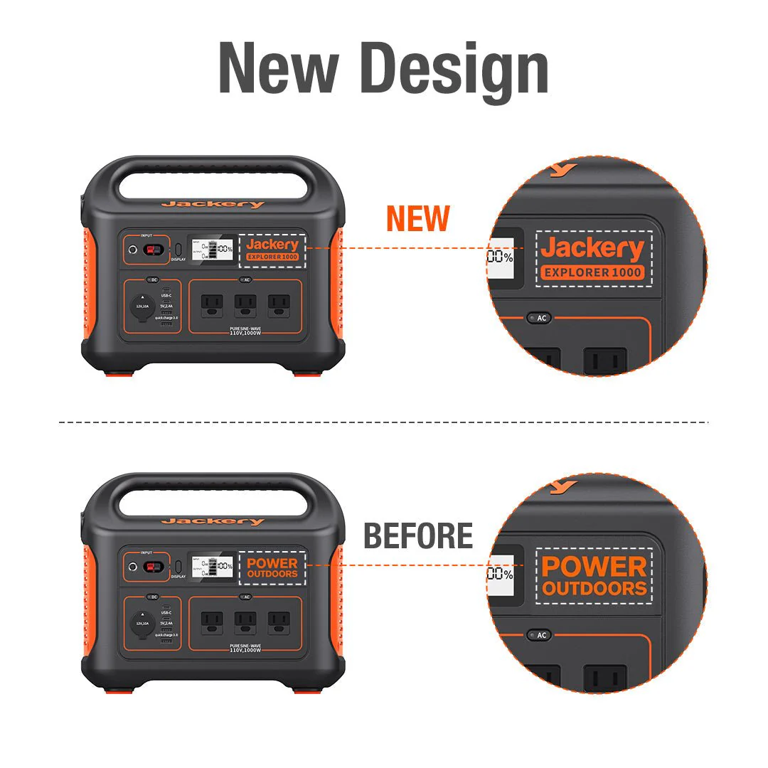Jackery Explorer 1000 Portable Power Station (Refurbished) 3 Jackery Explorer 1000 Portable Power Station (Refurbished)