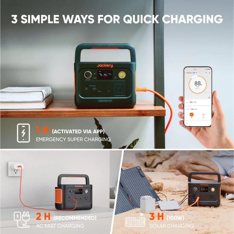 Jackery Solar Generator 240 v2 (Refurbished) 5 Jackery Solar Generator 240 v2 (Refurbished)